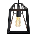 Mexlite Mexlite Pendant luminaire BUCKLEY, 4 flames, black