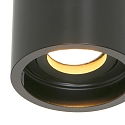 Steinhauer Luz downlight P�LITE SPOT cil�ndrico, r�gido, versi�n de montaje en superficie GU10 IP20, negro mate regulable