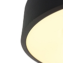 Luminaria de techo RINGLEDE - � 48CM grande, redondo, directo / indirecto IP20, negro mate regulable