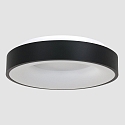 Luminaria de techo RINGLEDE - � 48CM grande, redondo, directo / indirecto IP20, negro mate regulable