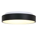 Luminaria de techo RINGLEDE - � 48CM grande, redondo, directo / indirecto IP20, negro mate regulable