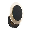 Steinhauer wall and ceiling luminaire LIDO round, adjustable, indirect, perforated IP20, black matt dimmable