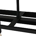 Mexlite pendant luminaire BUCKLEY 5 flames, adjustable E27 IP20, black matt dimmable