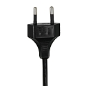Steinhauer Luminaria de mesa REFLEXION - � 15CM de 1 llama, alto, con interruptor, con enchufe E27 IP20, negro mate 