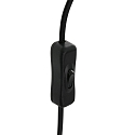 Steinhauer Luminaria de mesa REFLEXION - � 15CM de 1 llama, alto, con interruptor, con enchufe E27 IP20, negro mate 