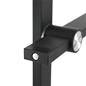 Mexlite floor lamp STEKK tiltable, with touch dimmer IP20, black matt dimmable