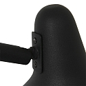 anne light & home table lamp KASKET with switch, with jointed arm, with plug E27 IP20, black matt 
