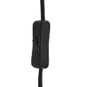 anne light & home table lamp KASKET with switch, with jointed arm, with plug E27 IP20, black matt 