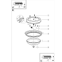 Steinhauer Steinhauer Wall and ceiling luminaire CEILING AND WALL, 1 flame, bronze