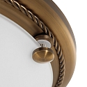 Steinhauer Steinhauer Wall and ceiling luminaire CEILING AND WALL, 1 flame, bronze