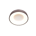 Luminaria de techo RINGLEDE - � 30CM peque�o, redondo, directo / indirecto IP20, negro mate regulable