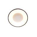Luminaria de techo RINGLEDE - � 30CM peque�o, redondo, directo / indirecto IP20, negro mate regulable