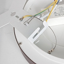 Luminaria de techo RINGLEDE - � 30CM peque�o, redondo, directo / indirecto IP20, negro mate regulable