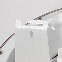 Luminaria de techo RINGLEDE - � 30CM peque�o, redondo, directo / indirecto IP20, negro mate regulable