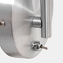 wall luminaire NATASJA with switch, with flex arm GU10 IP20, steel brushed dimmable