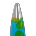Mexlite Luminaria de mesa VOLCAN con interruptor, c�nico E14 IP20, acero cepillado 