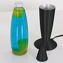 Mexlite Luminaria de mesa VOLCAN con interruptor, c�nico E14 IP20, negro mate 