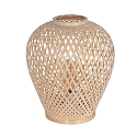 table lamp MAZE with switch E27 IP20, bamboo light 