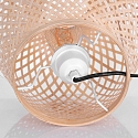 anne light & home table lamp MAZE with switch E27 IP20, bamboo light 