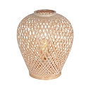 anne light & home table lamp MAZE with switch E27 IP20, bamboo light 