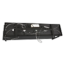 Steinhauer Luminaria colgante TØR de 6 llamas, con estante IP20, negro mate regulable