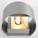 Luminaria de pared MURO Arriba-Abajo, redondo, ajustable G9 IP20, acero cepillado regulable
