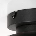 Steinhauer ceiling luminaire REFLEXION E27 IP20, black dimmable