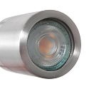 Luminaria de pared UPROUND de 1 llama GU10 IP20, acero 