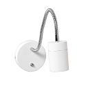 Mexlite Luminaria de pared UPROUND de 1 llama GU10 IP20, blanco 