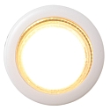 Mexlite Luminaria de pared UPROUND de 1 llama GU10 IP20, blanco 