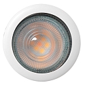 Mexlite Luminaria de pared UPROUND de 1 llama GU10 IP20, blanco 