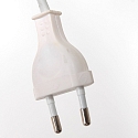 Mexlite Luminaria de pared UPROUND de 1 llama GU10 IP20, blanco 
