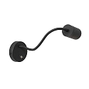 Mexlite Luminaria de pared UPROUND de 1 llama GU10 IP20, negro 