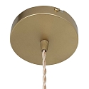 Mexlite pendant luminaire GRAZIOGLASS ?18cm E27 IP20, brass