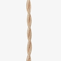 Mexlite pendant luminaire GRAZIOGLASS ?18cm E27 IP20, brass