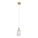 pendant luminaire GRAZIOGLASS ?10cm E27 IP20, brass