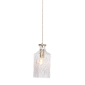 Mexlite pendant luminaire GRAZIOGLASS ?10cm E27 IP20, brass