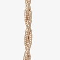 Mexlite pendant luminaire GRAZIOGLASS ?10cm E27 IP20, brass