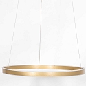 Luminaria colgante RINGLUX LED IP20, dorado regulable
