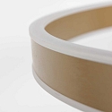 Luminaria colgante RINGLUX LED IP20, dorado regulable