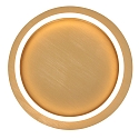 ceiling luminaire RINGLUX 1 flame IP20, gold dimmable