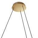 pendant luminaire RINGLUX up / down IP20, gold dimmable