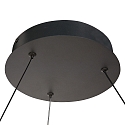 Steinhauer pendant luminaire RINGLUX up / down IP20, black dimmable