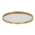 Luminaria de techo FLADY Arriba-Abajo IP20, dorado regulable