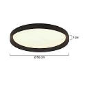ceiling luminaire FLADY up / down IP20, gold dimmable