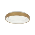 Luminaria de techo RINGLEDE IP20, dorado regulable