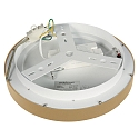 Steinhauer Luminaria de techo RINGLEDE IP20, dorado regulable