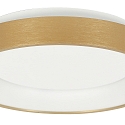 Steinhauer Luminaria de techo RINGLEDE IP20, dorado regulable
