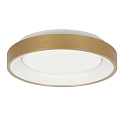 Luminaria de techo RINGLEDE IP20, dorado regulable
