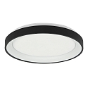 Luminaria de techo RINGLEDE IP20, negro regulable